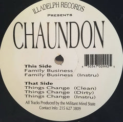 Chaundon (2) : Family Business (12")