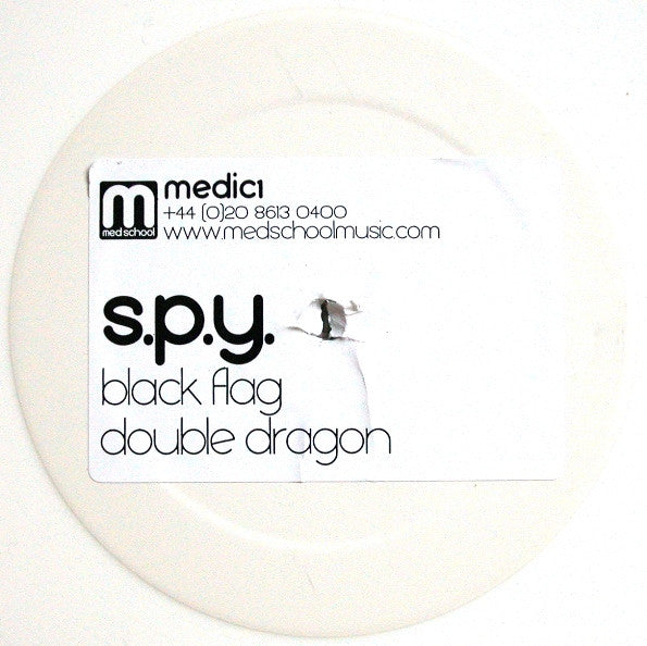 S.P.Y. : Black Flag / Double Dragon (12", Promo, W/Lbl, Whi)