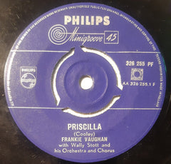 Frankie Vaughan : The Garden Of Eden / Priscilla (7", Single, Mono)