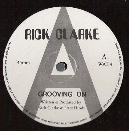 Rick Clarke : Grooving On (12")