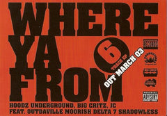 Hoodz Underground, Big Critz & JC (2) : Where Ya From (12", EP)