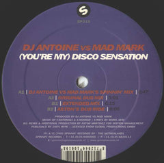 DJ Antoine Vs. Mad Mark : (You're My) Disco Sensation (12")