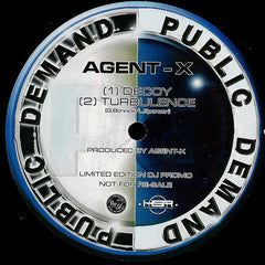 Agent-X* : Decoy / Turbulence (12", Ltd, Promo)