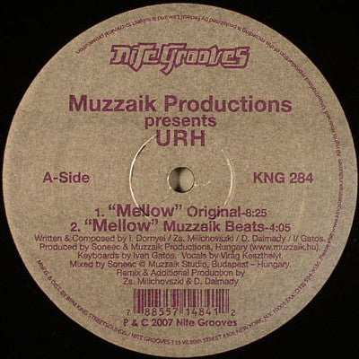 Muzzaik Presents URH : Mellow (12")