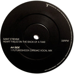 Saint Etienne : Heart Failed (In The Back Of A Taxi) - Futureshock & Bridge And Tunnel Mixes (12", Single, Promo)