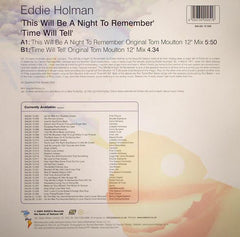 Eddie Holman : This Will Be A Night To Remember / Time Will Tell (12", RM)