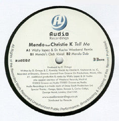 Mendo Feat. Christie K* : Tell Me (12")