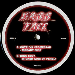 Cotti Vs Kromestar / King Soly : Mozart 3000 / Wicked King Of Persia (12")