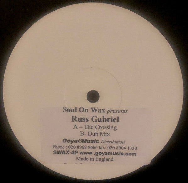 Russ Gabriel : The Crossing (12", Promo, W/Lbl, Sti)
