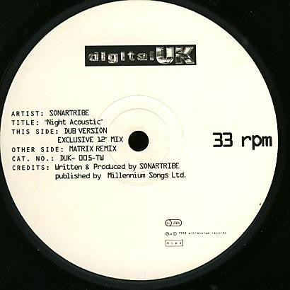 Sonartribe : Night Acoustic (12")
