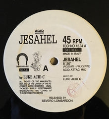 Luke Acid C. : Jesahel (Acid Remix) (12")