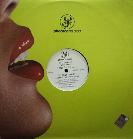 Iago's Rule : Sinner Man (12", Promo)