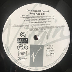 Definition Of Sound : Love And Life: A Journey With The Chameleons (LP, Album, M/Print)