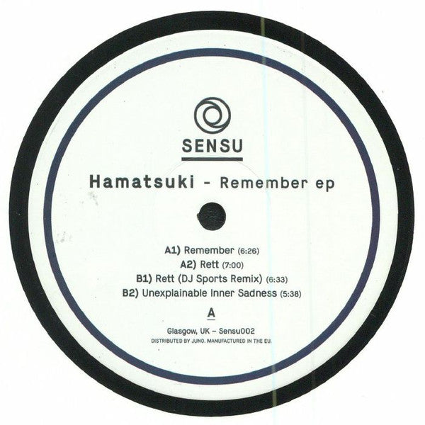Hamatsuki : Remember EP (12", EP)