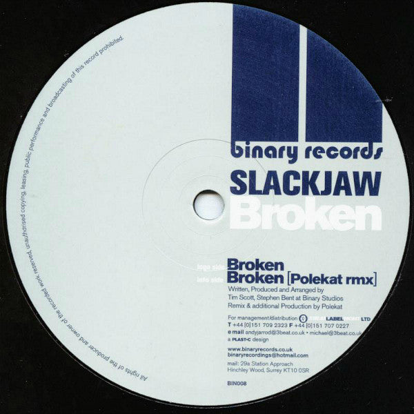 Slackjaw : Broken (12")
