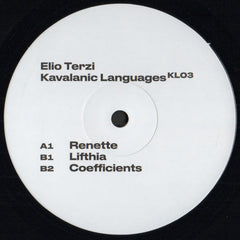 Elio Terzi : KL03 (12")