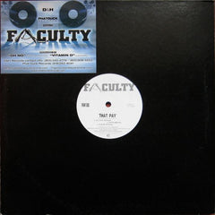 Faculty : That Pay / You Know Who (12", Blu)