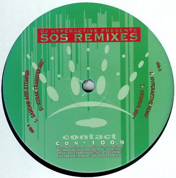 DJ Hyperactive : SOS Remixes (12")