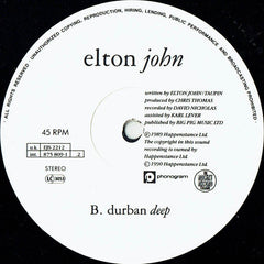 Elton John : Sacrifice / Healing Hands (12", Single, RE)