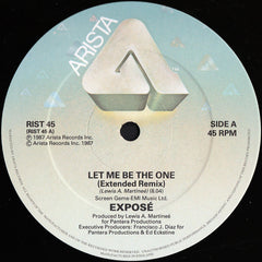 Exposé : Let Me Be The One (12", Single)