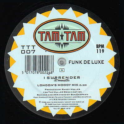 Funk Deluxe : I Surrender (12")
