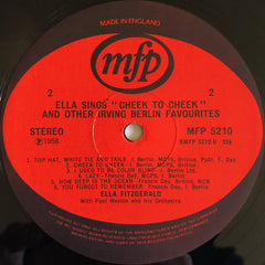 Ella Fitzgerald Sings  Irving Berlin : "Cheek To Cheek" And Other Irving Berlin Favourites (LP, RE, Abr)