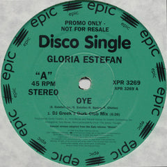 Gloria Estefan : Oye (12", Single, Promo)