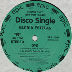 Gloria Estefan : Oye (12", Single, Promo)
