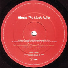Alexia : The Music I Like (12", Promo)