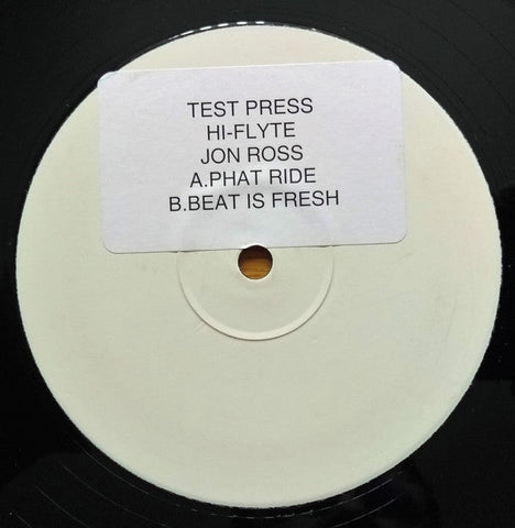 Jon Ross : Phat Ride / Beat Is Fresh (12", TP, W/Lbl)
