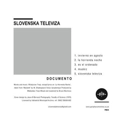 Slovenska Televiza : Documento (12", S/Sided, MiniAlbum, Ltd)