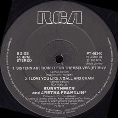 Eurythmics And Aretha Franklin : Sisters Are Doin' It For Themselves (12", Single)