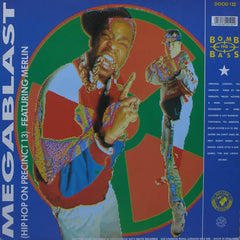Bomb The Bass Featuring Merlin / Lorraine McIntosh : Megablast (Hip Hop On Precinct 13) / Don't Make Me Wait (12", Red)