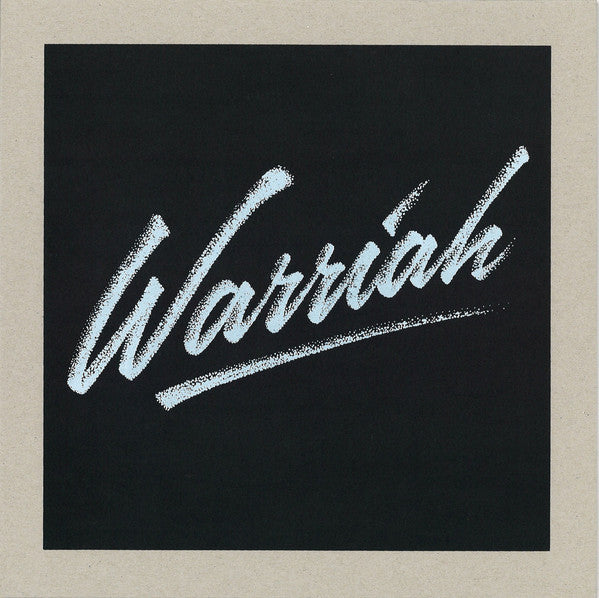 MORESOUNDS : Warriah (10", S/Sided, Ltd, W/Lbl)
