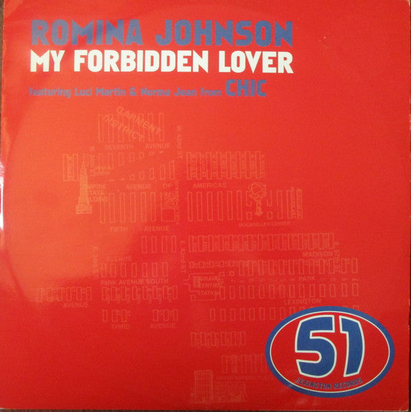 Romina Johnson Featuring Luci Martin & Norma Jean Wright : My Forbidden Lover (12", Maxi)