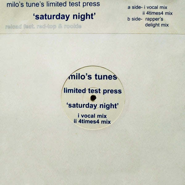 Reload (21) Feat. Red-Top & MC Rookie : Saturday Night (12", Ltd, TP)
