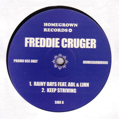 Freddie Cruger : Rainy Days (12", Promo)