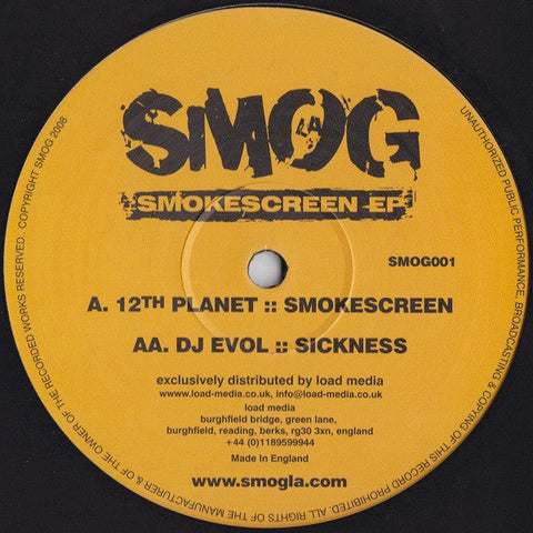 12th Planet / DJ Evol : Smokescreen EP (12", EP)