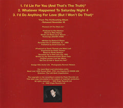 Meat Loaf : I'd Lie For You (And That's The Truth) (CD, Maxi)