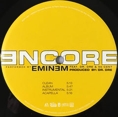 Eminem Feat. Dr. Dre & 50 Cent : Encore (12", Promo)