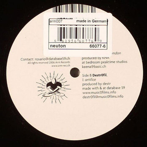 KNA / Destr0fil : Sweat It Out Mr Lyndon / Artifice (12")
