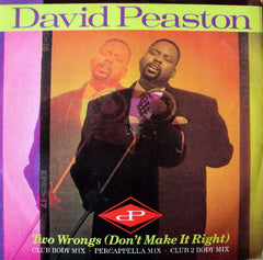 David Peaston : Two Wrongs (Don't Make It Right) (12")
