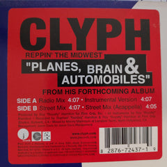 Clyph : Planes, Brain & Automobiles (12", Single)