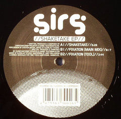 SIRS! : Shaketake EP (12", EP)