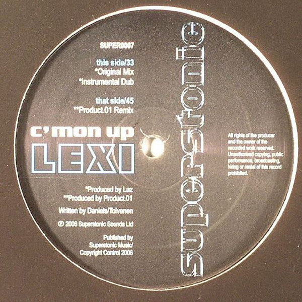 Lexi : C'Mon Up (12")