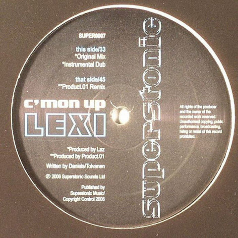 Lexi : C'Mon Up (12")
