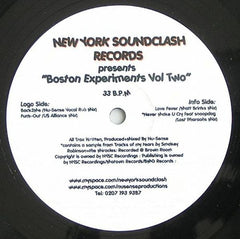 Nu-Sense : Boston Experiments Vol Two (12")
