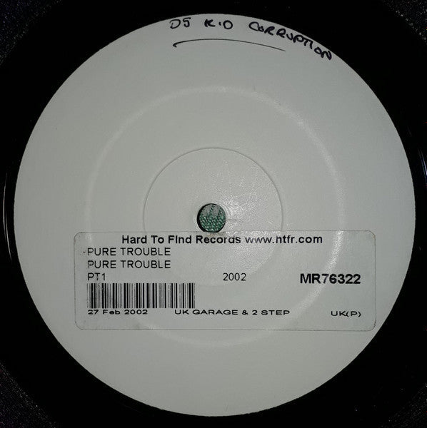 Pure Trouble : Pure Trouble E.P. (12", W/Lbl)