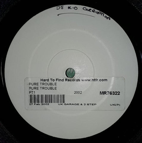 Pure Trouble : Pure Trouble E.P. (12", W/Lbl)