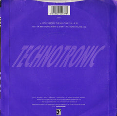 Technotronic Featuring Ya Kid K : Get Up (Before The Night Is Over) (7")